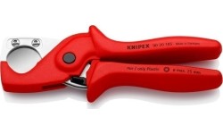Kirpimo replės plastikiniams vamzdžiams KNIPEX