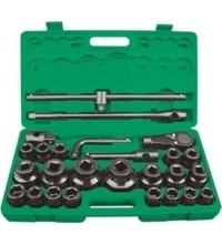 3/4" + 1" Galvučių rinkinys 26vnt.