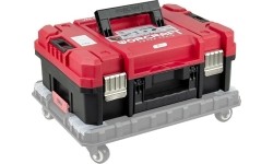 Akumuliatorinio suktuvo-gręžtuvo ir kampinio šlifuoklio rinkinys 20V LI-ION (XCUBE dėžė)