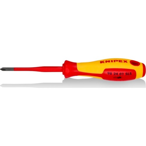 Screwdriver KNIPEX VDE (Slim) Plus/Minus pattern PH/S1x187mm