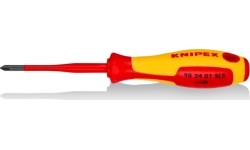 Screwdriver KNIPEX VDE (Slim) Plus/Minus pattern PH/S1x187mm