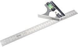 Combination ruler with level attachment 300mm