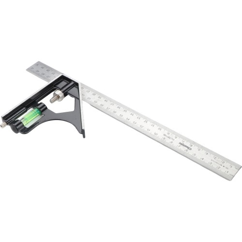 Combination ruler with level attachment 300mm