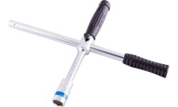 4 way lug wrench set 1/2"+sockets 17, 19, 21, 23mm