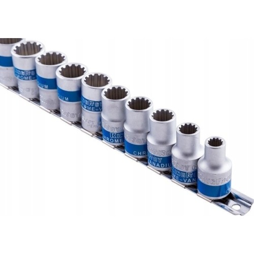 1/2" Dr. Socket set 13pcs. SPLINE