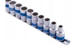 1/2" Dr. Socket set 13pcs. SPLINE