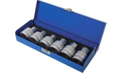 3/4" Galvučių su antgaliais rinkinys (HEX) 6vnt.