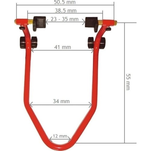 Motociklo stovas galiniam ratui 200kg