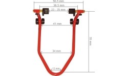 Motociklo stovas galiniam ratui 200kg
