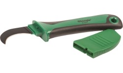 Wire stripping knife (curved blade)