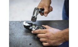 Motorcycle brake piston removal locking pliers