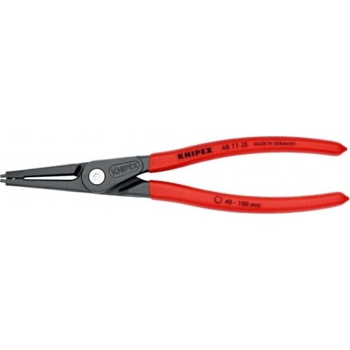 Precision circlip pliers. Internal 225mm (Ø40-100mm) KNIPEX