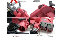 Akumuliatorinis siurblys-pūstuvas 40V (20V+20V) LI-ION