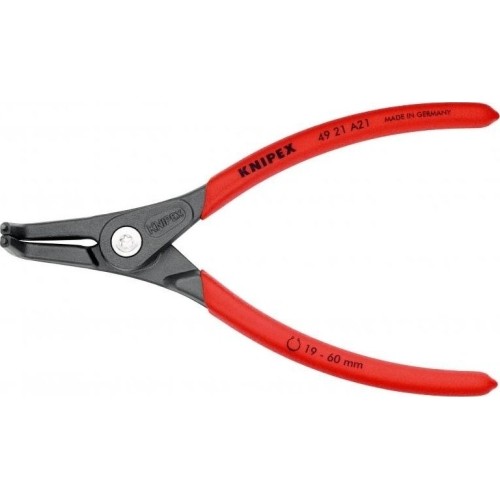 Replės išoriniams žiedams. Lenktos 165mm (Ø19-60mm) KNIPEX