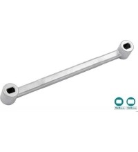 Specializuotas raktas amortizatoriams su ovaline skylute