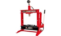 Hydraulic shop press with gauge 12t