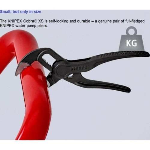 High water pump pliers KNIPEX Cobra with locking 100mm