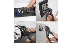 High water pump pliers KNIPEX Cobra with locking 100mm