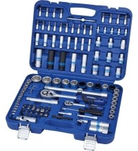 1/4" + 1/2" Dr. Socket set 110pcs. 6pt 72TH