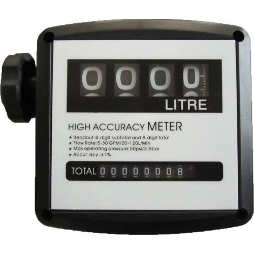 Meter for diesel transfer pump