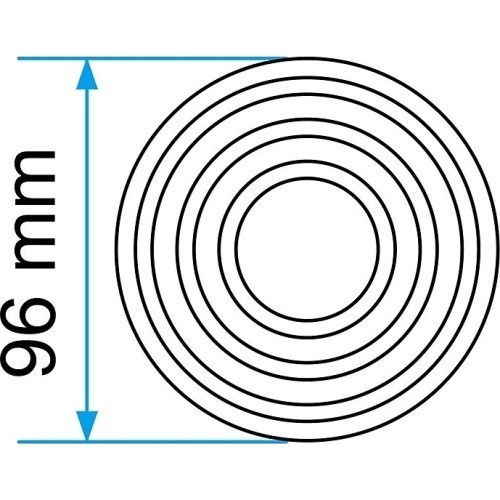 Rubber jack pad 96mm