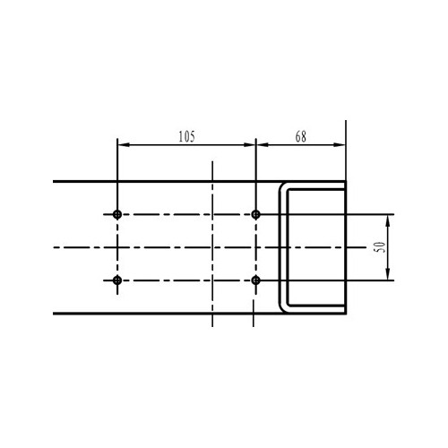 Padas guminis hidr. keltuvo PL-4.0-2D letenai. Atsarginė dalis