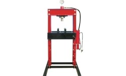 Pneumatic / hydraulic shop press with gauge 30t