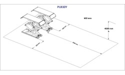 Hidraulinis keltuvas žirklinis 3t, 380V