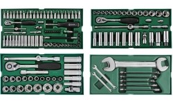 Įrankių spintelė NTBR4007X su SATA įrankiais 300vnt.