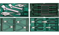 Įrankių spintelė NTBR4007X su SATA įrankiais 300vnt.