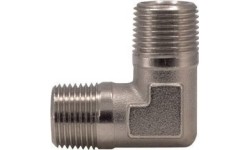 L-type connector M. External thread 1/8" x 1/8"