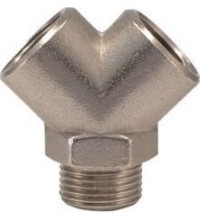 Oro paskirstytojas dvišakis 1/4"