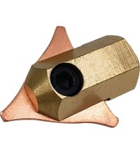 Mandrel clamp for triangular washers