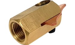 Mandrel clamp for triangular washers