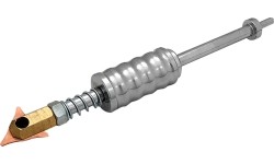 Arbor for triangular washers with inertia hammer