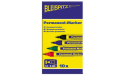 Markeris, permanentinis, apvalus 1.5-3mm, 1vnt -  Žalia 