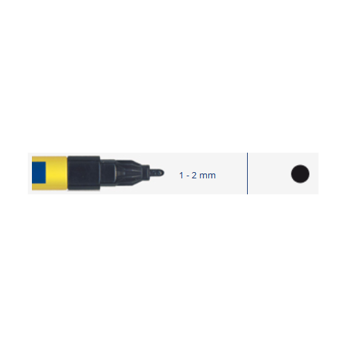 Bleispitz Industrial paint markers - fine 1-2mm 3ml -  Juoda 