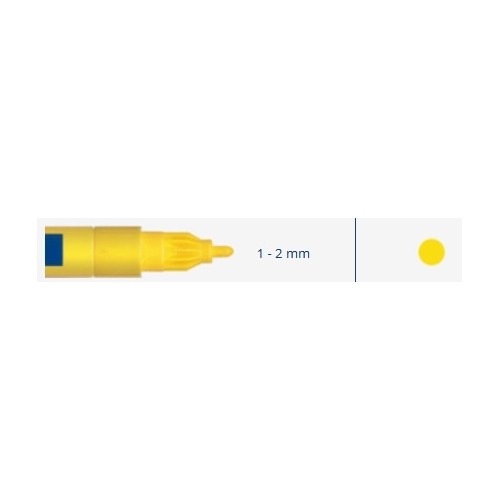 Bleispitz Industrial paint markers - fine 1-2mm 3ml -  Geltona 
