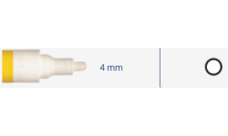 Marker, industrial 4mm, 8ml, 1pc -  Balta 