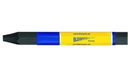 Kreidelė su etikete, Ø12mm, 120mm, 1vnt -  Juoda 