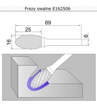 Oval cutter (E) - 16