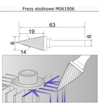 Tapered cutter (M) - 6