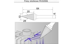 Tapered cutter (M) - 10