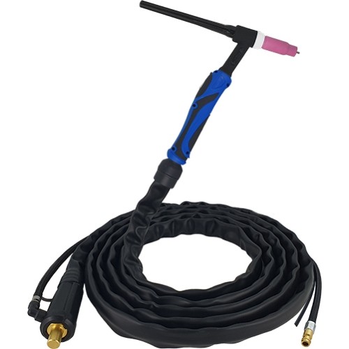 TIG welding torch T-17 ERGO - Flexible (F) - With valve (V)