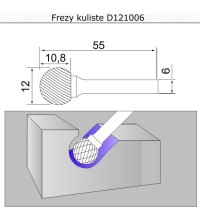 Spherical cutter (D) - 12