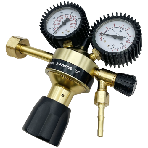 Gas regulator Fortis MEGA CO₂/Argon (EURO nut W21.8)
