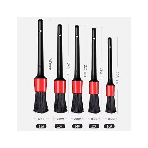 Valymo šepetėlių kmpl.(5 vnt.)