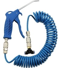 Prapūtimo pistoletas su spiraline žarna