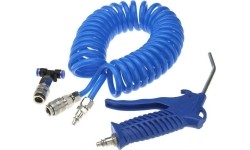 Prapūtimo pistoletas su spiraline žarna