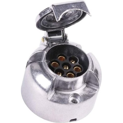 7pin metal socket, round